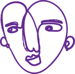 Illustrated image of a face