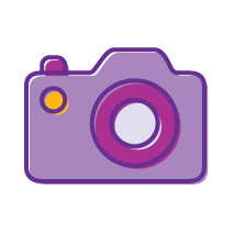 Illustrated image of a camera